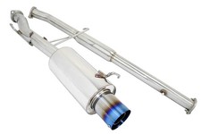 Megan 4.5 Titanium Tip Turbo Catback Exhaust For Evolution 8 9 Viii Ix 03-06
