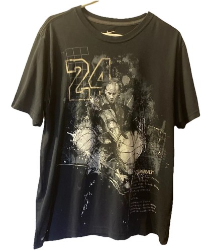 Nike Dri-Fit Kobe Bryant T-Shirt Mens L #24 Black Mamba Special Ops - Black