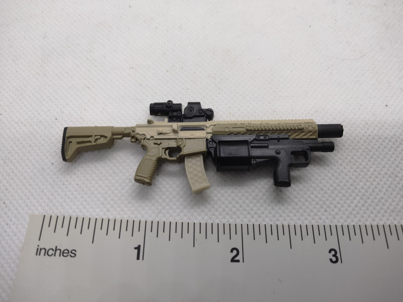 M4 AR Platform Foregrip Rifle 1:12 Scale Gun Weapon Action Figure Accessory