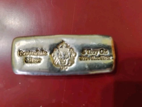 Scottsdale Mint 5 oz Silver Bar Bullion