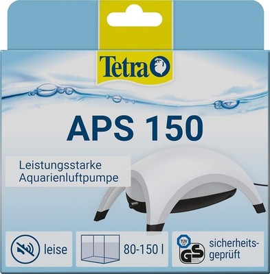 Tetra APS 150 Aquarium Luft-Pumpe - leise Membran-Pumpe für Aquarien von 80-150L