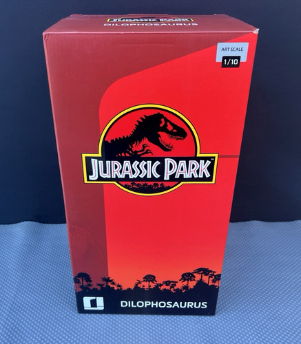 Iron Studios Jurassic Park Dilophosaurus Dinosaur Statue Figure 1/10 Art Scale