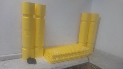 Sentry PS-Y-KIT 24 In Max Column Length/Width Yellow Column Protector