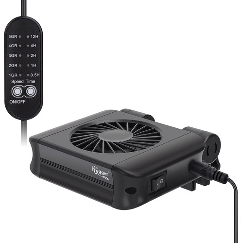 hygger Aquarium Chiller Fan Fish Tank Cooling Fan Adjustable Quiet Equipment