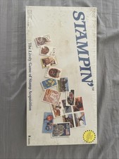 Vintage 1989 Stampin Board Game New Sealed USPS Rainy Day Designs Made In USA