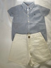 Neck Neck Kids Short Set. Brand New With Tags, 2T/3T, Blue And White.