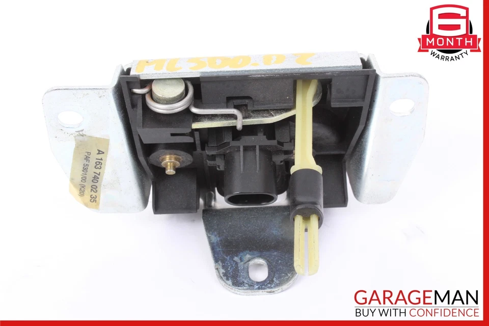 98-05 Mercedes W163 ML500 ML350 ML55 AMG Actuador de cierre de tapa de maletero trasero Foto 2 de 4