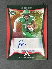 2022 Panini Chronicles #ASC-ELM Elijah Moore Ascension Auto Red /100