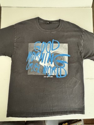 Cold Hart x Yawns Good Morning Cruel World T Shirt Large GBC Lil Peep Goth Boi