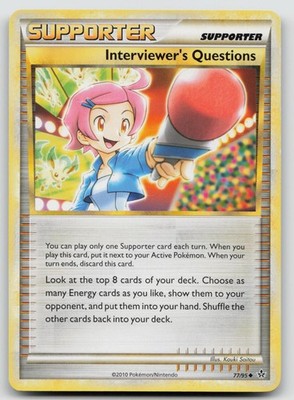Interviewer's Questions 77/95 (Leafeon Cameo) HGSS Unleashed Pokemon LP