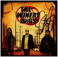 Winery Dogs Mike Portnoy Autographed 2013 Debut Self Titled Album Cd Cover