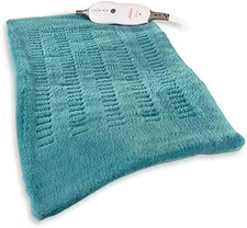 Deluxe XL Therapeutic Heating Pad - Moist & Dry Heat - Auto Shut-Off Grey