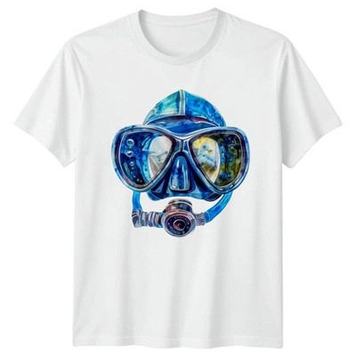 Tauchmaske T-Shirt Ozeansport Tauchausrüstung Geschenk für Sie und Ihn