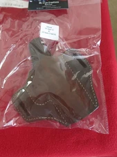 Genuine Leather Belt Leather Holster Glock 17 Gen 5 Pistol Concealed Carry RH