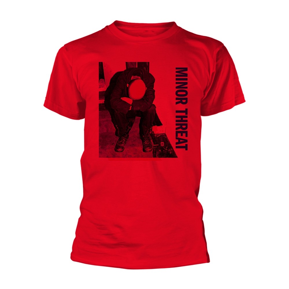MINOR THREAT - MINOR THREAT LP RED T-Shirt Small