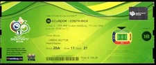 Ticket 2006 Ecuador vs. Costa Rica World Cup 2006 #18 29818