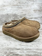 Women's UGG Tasman Brown Suede Slippers S/N 5955 Sz 7 EUC 