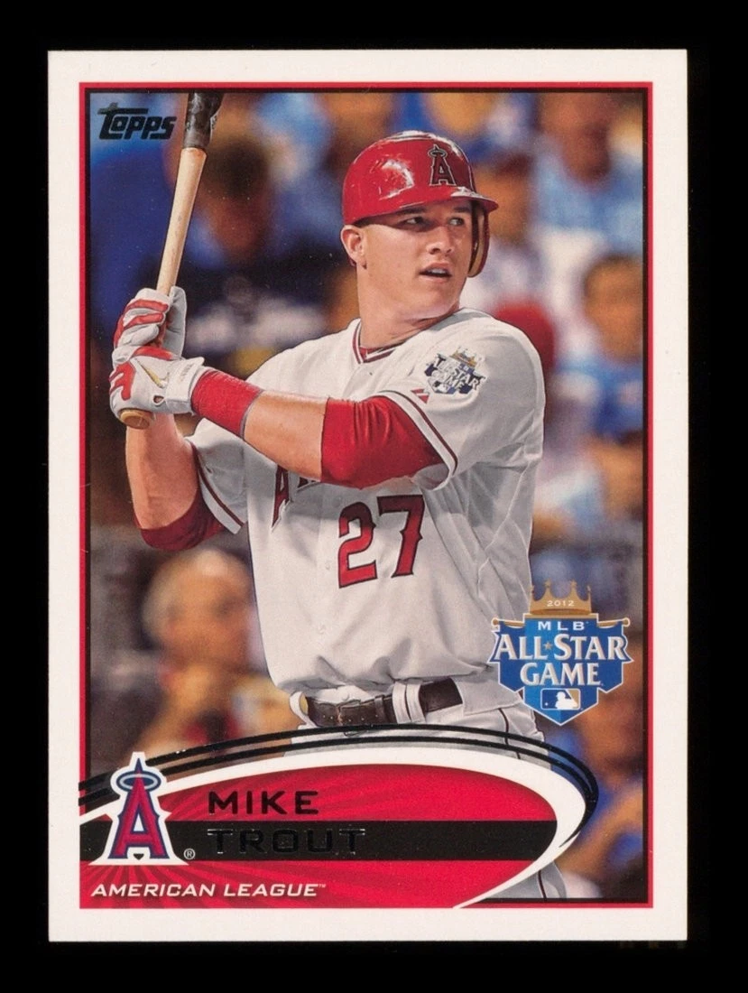Topps Mike Trout 2012 Season Baseball Sports Trading Cards