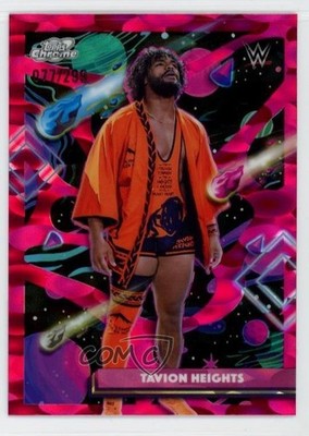 2026 Topps Cosmic Chrome WWE Magenta Cosmos Refractor /299 Tavion Heights rq5