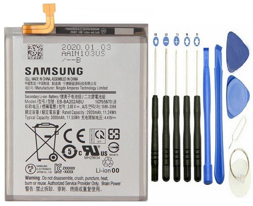 Original Samsung Galaxy A20e A10e Akku EB-BA202ABU SM-A202F Batterie + Werkzeug