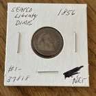 1856 Seated Liberty Dime 90% Silver Better Date Good Details Coin
