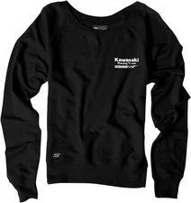 Factory Effex Kawasaki Womens Crew Sweatshirts Motorcycle ATV/UTV Street Bike