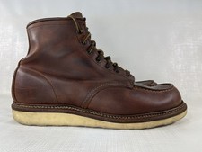 Red Wing 1907 Heritage Classic Moc Rough & Tough 6” Leather Boots Mens Size 12D
