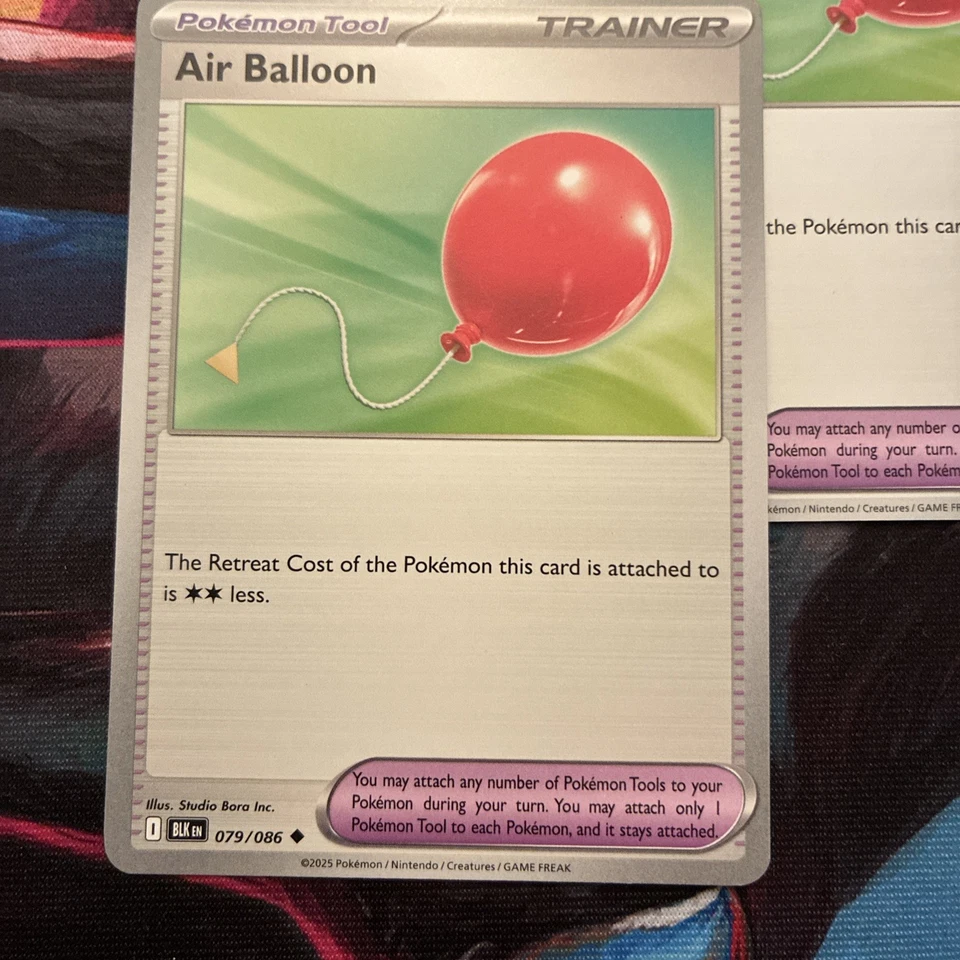 Pokemon TCG Air Balloon 079/086 Black Bolt NM 2x - Image 2 of 2