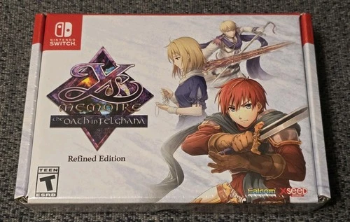 Ys Memoire The Oath Of Felghana  Refined Edition Nintendo Switch Factory Sealed