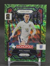 2026 Panini Prizm Monopoly FIFA World Cup #29 Phil Foden Green Wave Prizms