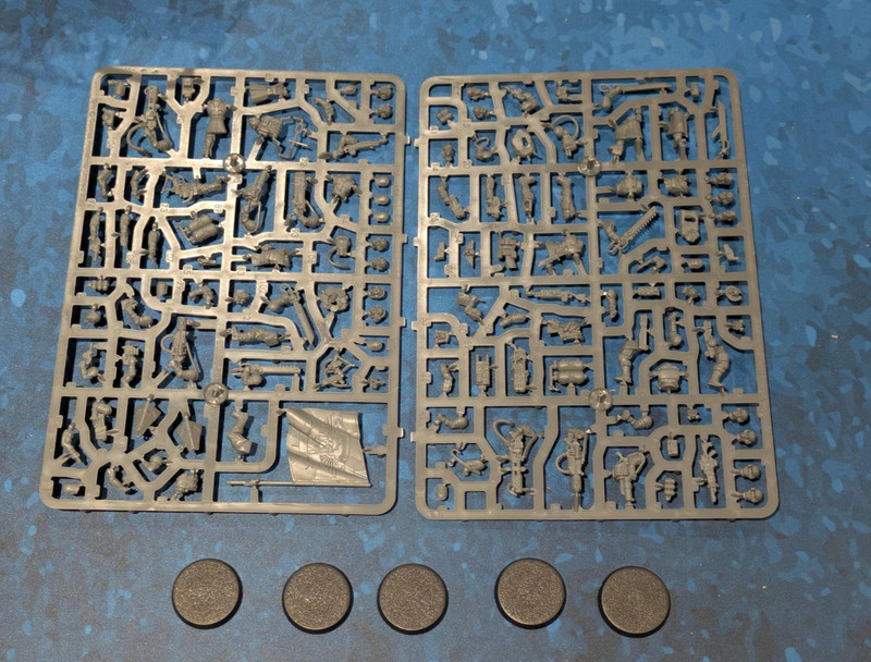 Warhammer 40K Astra Militarum - Cadian Command Squad - Shock Troops + Singles