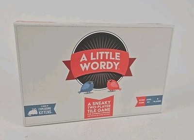 Exploding Kittens a Little Wordy Tile Game 2023 Mint And Complete Sealed Box  1B