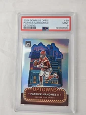 2024 Donruss Optic Patrick Mahomes II Uptowns SSP #20 Chiefs PSA 9