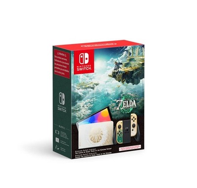 SW - Nintendo Switch-Konsole OLED The Legend of Zelda Edition (guter Zustand)