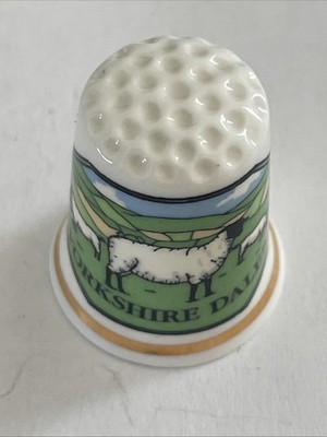 Yorkshire Dales Thimble Vintage Souvenir Collectible