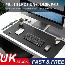 PU Leather Computer Desk Mat Pad Keyboard Mouse Pad Laptop PC Office Home-Large