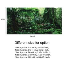 PVC Reptile Box Rainforest Background Poster Fish Tank Wall Picture Painting