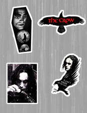 The Crow 90's Movie 4pc Sticker Pack
