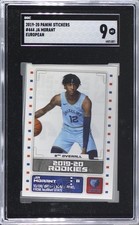 2019 Panini NBA Album Stickers 2019-20 Rookies European Ja Morant SGC 9 MINT 3u4