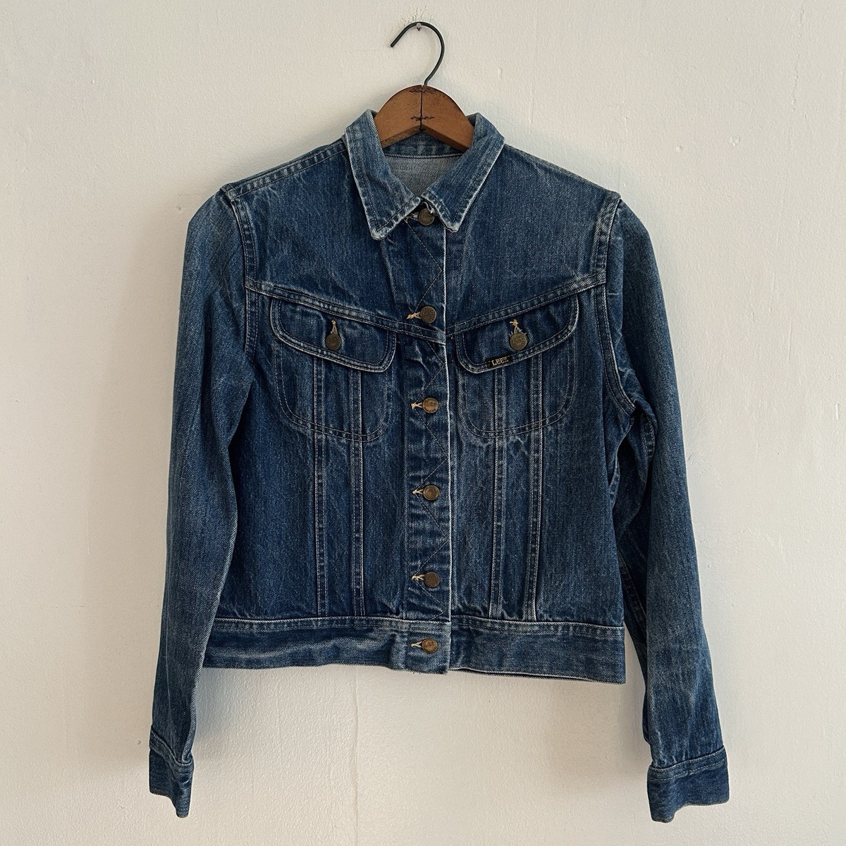 Vintage Lee 101-J Denim Jacket Size Small 60s 70s Riders