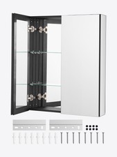 Armadio a specchio VEVOR armadio da bagno specchio da bagno bagno pensile 662 x 135 x 762 mm
