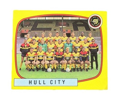 Panini Football 88 - # 417 - HULL CITY TEAM GROUP