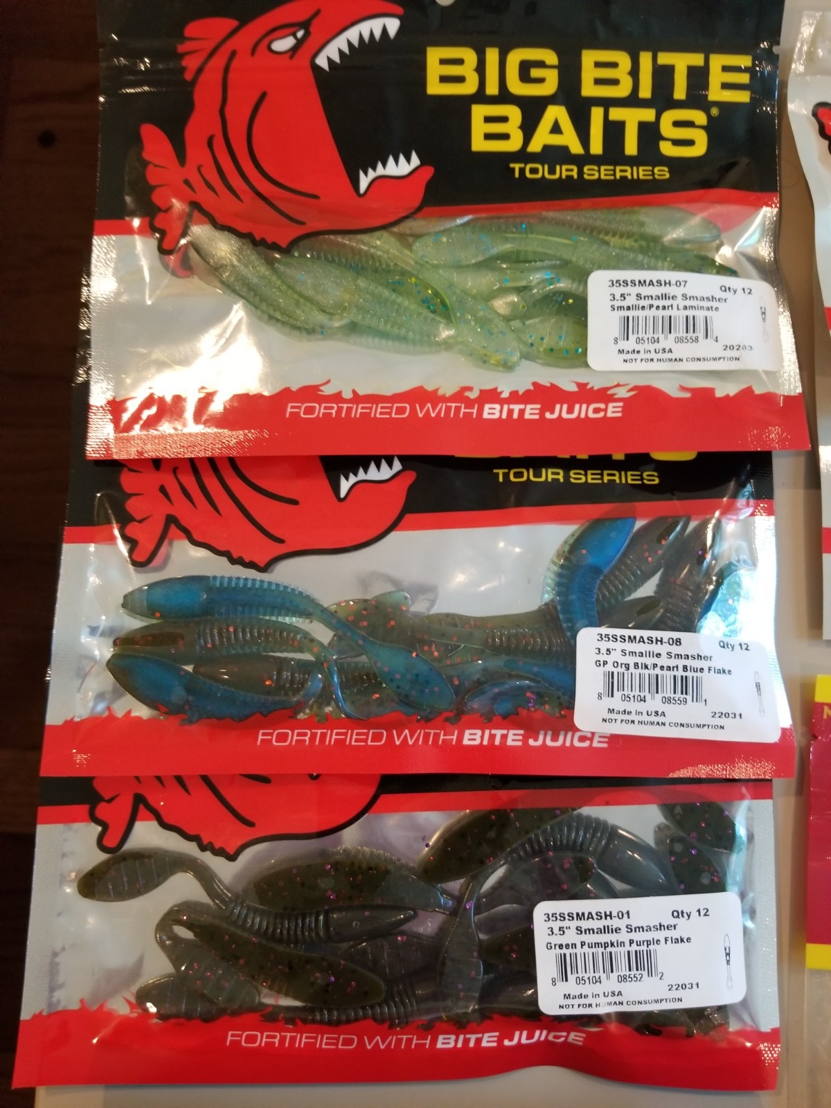 Huge Big Bite Baits Lures Bundle - Creatures, Tubes, Dropshots and More!