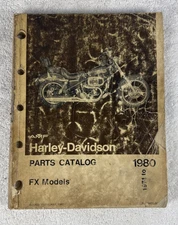 AMF 1971-1980 HARLEY DAVIDSON PARTS CATALOG FX MODELS 99455-80