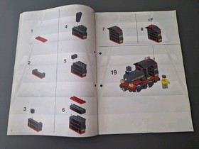 Lego Building Instructions 3225 System Classic Train Instruction Only
