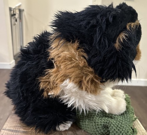 Avanti 15" Long Female Haired Calico Cat Plush Jockline Italy 1983 Realistic - Picture 4 of 8