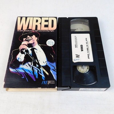 Wired John Belushi Biopic VHS Tested 1989 Lion Screen Entertainment