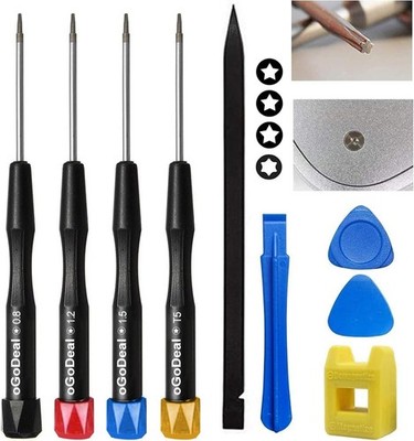 oGoDeal P2 P5 P6 Pentalobe Screwdriver, 5 Pointed Star, 0.8mm, 1.2mm and 1.5mm