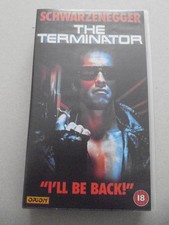 The Terminator VHS Video-Schwarzenegger-Classic