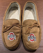 Men's Ohio State Moccasin Slipper Washed/ CleanedIn Washing Machine